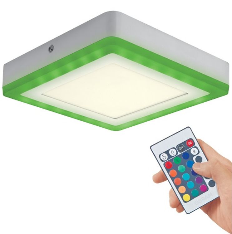 Osram LED Panel Color + White weiß 19,8 cm eckig 17 Watt von Osram