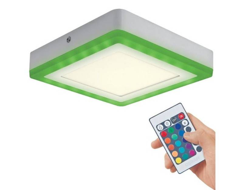 Osram LED Panel Osram LED Panel Color + White weiß 40 cm eckig 40, Inkl. Leuchtmittel, Dimmbar nicht Smart Home-fähig ohne Bewegungsmelder von Osram