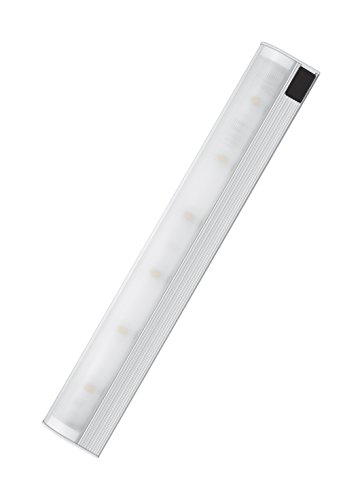 Osram LED-Unterbauleuchte, SlimShape, silber, Bewegungssensor, Direktanschluss mit 3m Netzkabel, 8 Watt, Warmweiß-3000K Osram LED-Unterbauleuchte, SlimShape, silber, Bewegungssensor, Direktanschluss mit 3m Netzkabel, 8 Watt, Warmweiß-3000K von Osram
