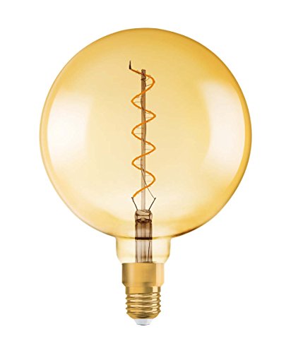 Osram LED Vintage 1906 Lampe, Sockel: E27, Warm White, 2000 K, 5 W, Ersatz für 28-W-Glühbirne von Osram