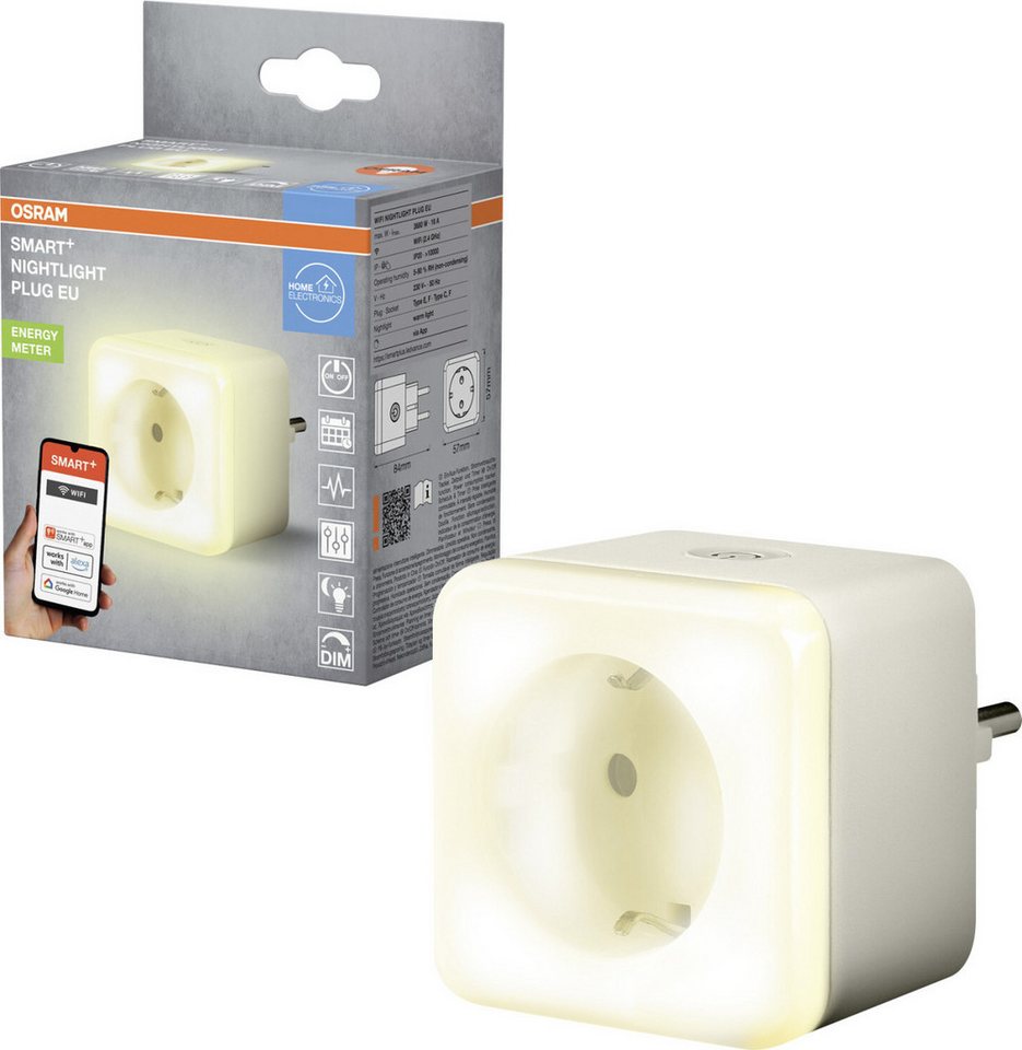 Osram Nachtlicht Osram Nachtlicht SMART+ WiFi Plug EU Weiß Osram Nachtlicht Osram Nachtlicht SMART+ WiFi Plug EU Weiß von Osram