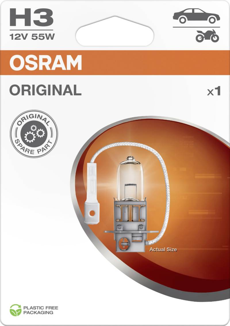 Osram Scheinwerferlampe H3 Original 2.0 von Osram