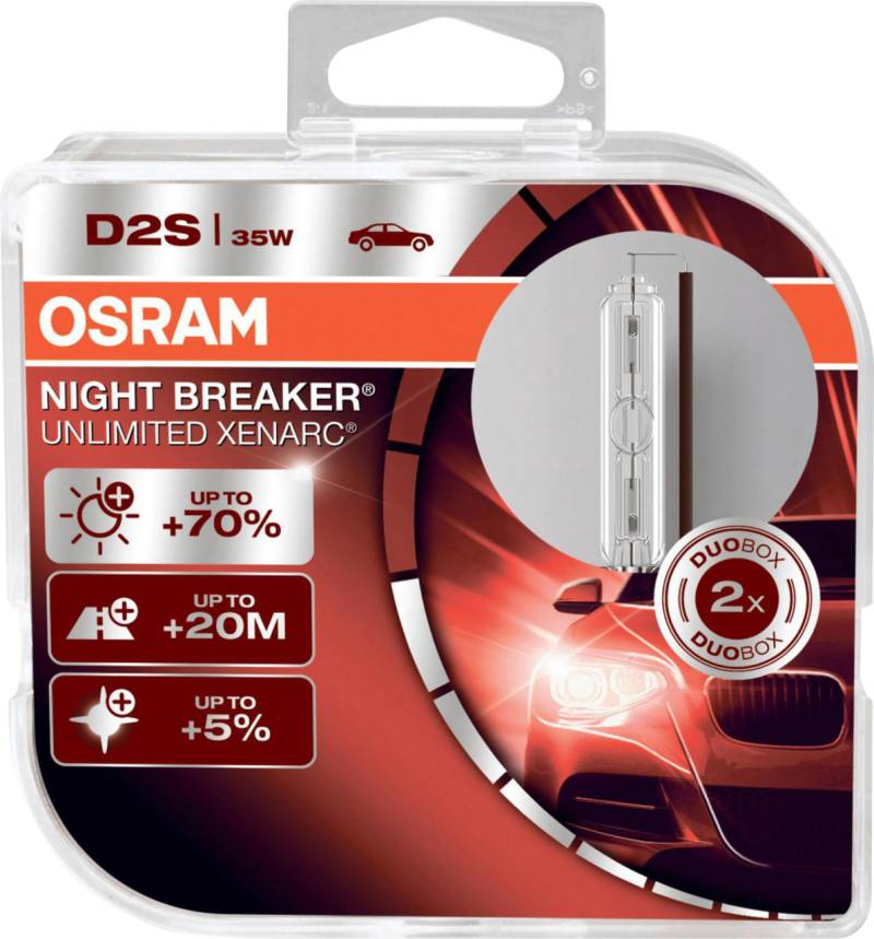 Osram Scheinwerferlampen Xenarc Night Breaker Next Gen D2S Duo Box 85V 35W von Osram