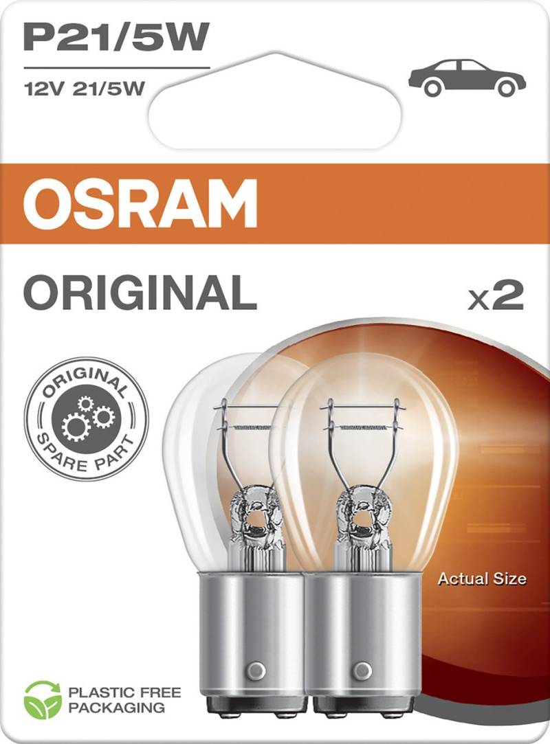 Osram Signallampe P21/5W Original 2.0 2 Stück von Osram