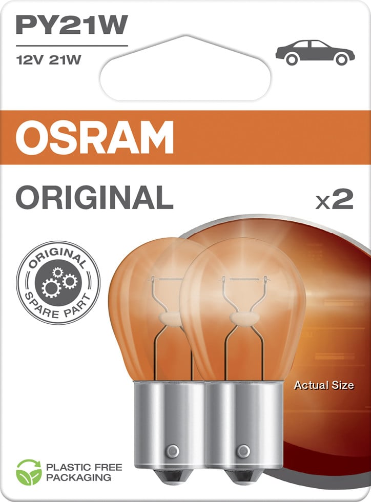 Osram Signallampe PY21W Original 2.0 2 Stück Osram Signallampe PY21W Original 2.0 2 Stück von Osram