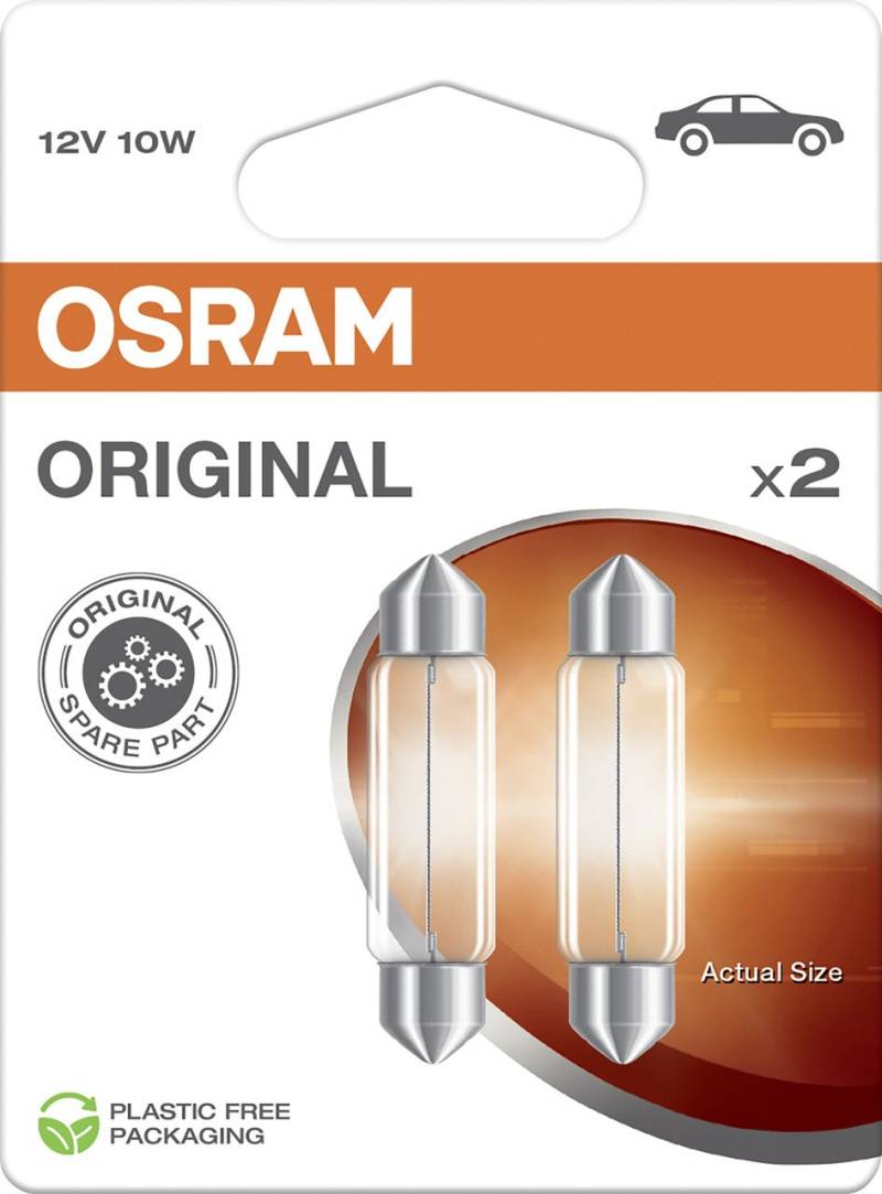 Osram Sofittenlampe C10W Original 2.0 2 Stück von Osram