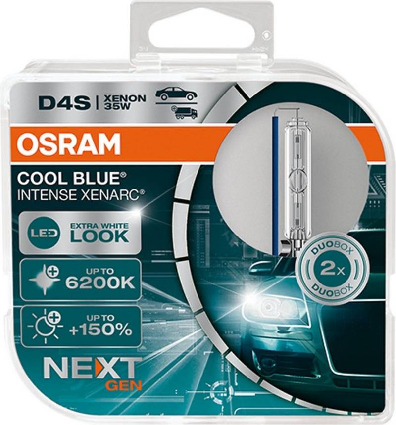 Osram Spezialleuchtmittel OSRAM XENARC COOL BLUE INTENSE NextGen. D4S P32d-5 42V/35W (2er Box) von Osram