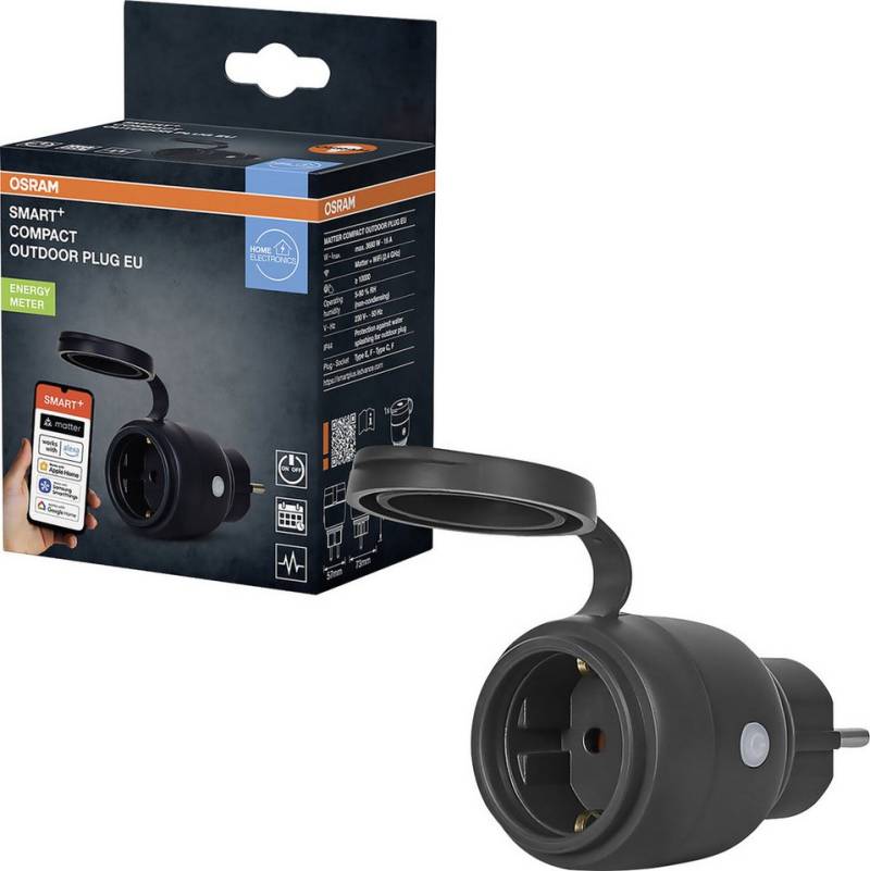Osram Steckdose Osram Außensteckdose SMART+ WiFi Matter Compact EU Osram Steckdose Osram Außensteckdose SMART+ WiFi Matter Compact EU von Osram