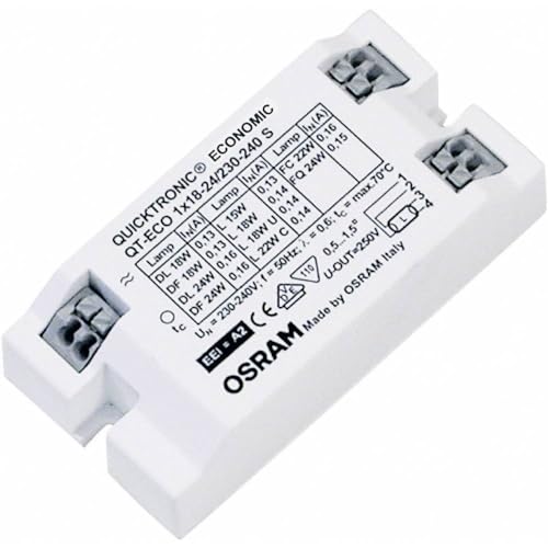 Osram Vorschaltgerät QT-ECO 1x 15, 18, 22, 24 Watt Lampe 230-240 Volt S-Bauform von Osram