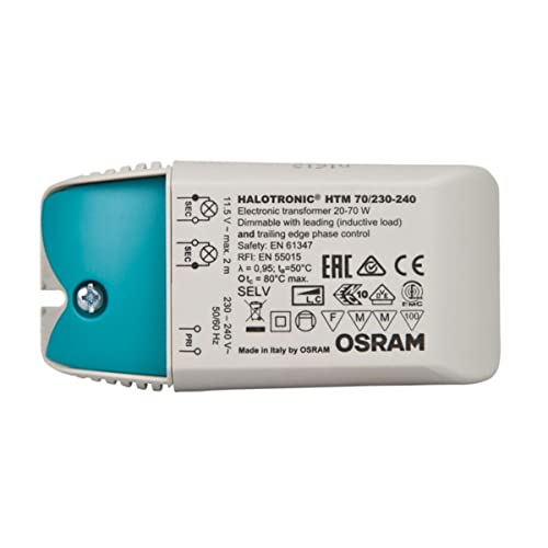 Osram Lamps HALOTRONIC-COMPACT HTM, HTN EVG, 74 W, 240 V, Grau, 1 Stück (1er Pack) von Osram
