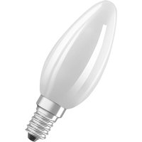 Osram - led Superstar Classic LED-Lampe b 40 in klassischer Minikerzenform aus gefrostetem Glas, 2.2 w, 470 lm, E14 Fassung, warmweißes Licht mit von Osram