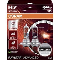 Osram - Scheinwerferlampe H7 Raystar Advanced 2.0 2 Stück Scheinwerferlampe von Osram
