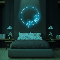 Benutzerdefinierte Hund Led Neonlicht Zeichen, Geschenk Für Ihn Sie, Geburtstagsgeschenk, Personalisierte Geschenke, Cut Dog Wanddekor von Ossyneon