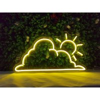 Die Sonne Und Wolken Leuchtreklame Sun-Zeichen Benutzerdefinierte Led Neonlicht-Zeichen Wand Neon Zeichen Wand-Dekor Anime Logo von Ossyneon