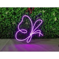 Mini Abstrakt Schmetterling Neon Schild Benutzerdefinierte Led Light Cut Wand Dekor Name Alien Neonlicht Zeichen von Ossyneon