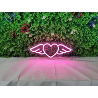 Mini Herz Neon Schild Benutzerdefinierte Led Light Cut Wand Dekor Name Neonlicht Zeichen Anime Logo von Ossyneon