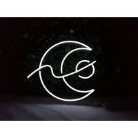 Mini Mond Neon Leuchtreklame Benutzerdefinierte Led Neonlicht Zeichen Wand Wand-Dekor-Neon-Schild Anime Logo-Neonlicht-Zeichen Cut-Zeichen von Ossyneon