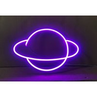 Mini Planet Leuchtreklame Benutzerdefinierte Led-Neonlicht Geschnittene Wanddekor Neonlicht-Zeichen Anime Logo von Ossyneon