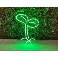 Mini Sprout Neon Sign Custom Neon Sign Led Light Wall Decor Anime Plant von Ossyneon