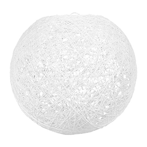 OSTARIA Hängelampenschirm in Form einer Kugel, weiß, 20 x 19 x 20 cm von Ostaria