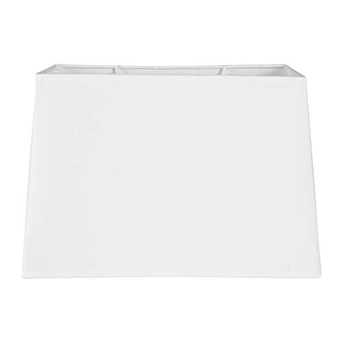 Ostaria Rechteckiger Lampenschirm, weiß, 30 x 14 x 20 cm von Ostaria