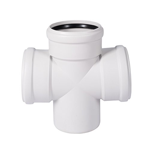 Ostendorf Skolan dB Doppelabzweig DN 110/110/110 87 Grad - Polypropylen (PP) - Schallschutzabzweig - Abwasserrohr - Lichtgrau RAL 7035 - Wandstärke 5,3 mm Ostendorf Skolan dB Doppelabzweig DN 110/110/110 87 Grad - Polypropylen (PP) - Schallschutzabzweig - Abwasserrohr - Lichtgrau RAL 7035 - Wandstärke 5,3 mm von Ostendorf Kunststoffe