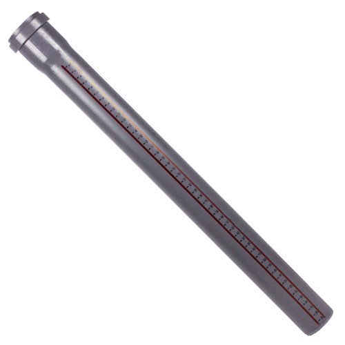HT Abfluss Rohr mit Muffe DN 125 Länge 1500 mm von Ostendorf