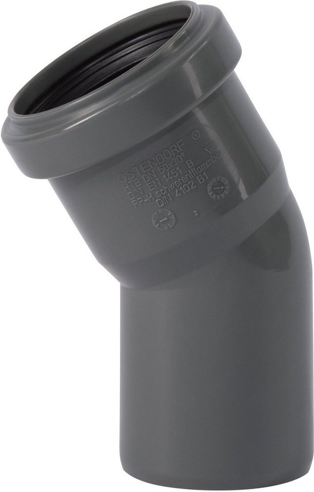 Ostendorf HT-Rohr OSTENDORF HTsafe Bogen DN/OD 50 30 Grad, 172110 von Ostendorf