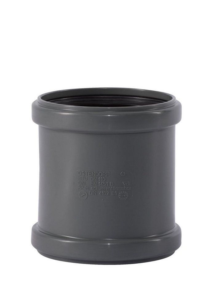 Ostendorf HT-Rohr OSTENDORF HTsafe Überschiebmuffe DN/OD 110, 175500 Ostendorf HT-Rohr OSTENDORF HTsafe Überschiebmuffe DN/OD 110, 175500 von Ostendorf