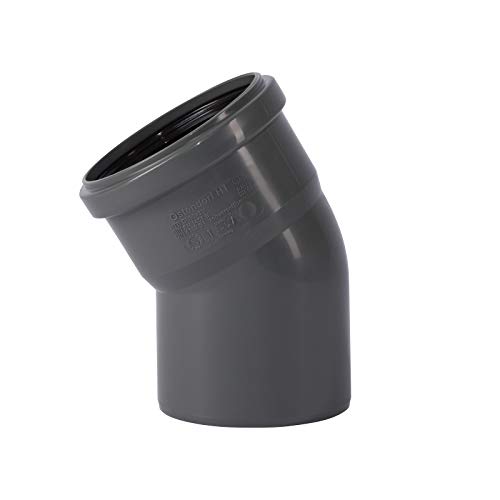 Ostendorf 174110 HTsafe Bogen, Grau, dn 90 30 grad von Ostendorf