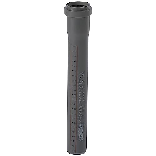Ostendorf HTsafe HT-Rohr mit Muffe DN 40 mm 250 mm, grau Ostendorf HTsafe HT-Rohr mit Muffe DN 40 mm 250 mm, grau von Ostendorf