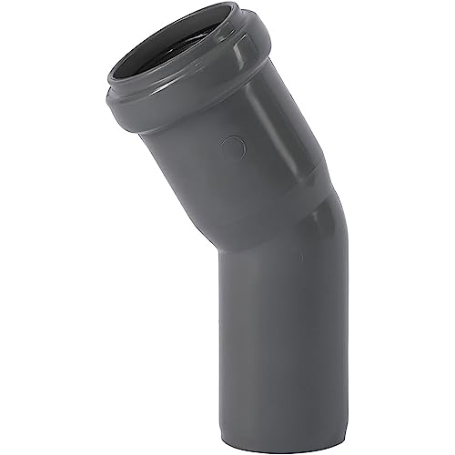 Rohrbogen 32mm passend zu Abwasserrohr zur Entwässerung Bogen 30 Grad, Kunststoffrohr von Ostendorf