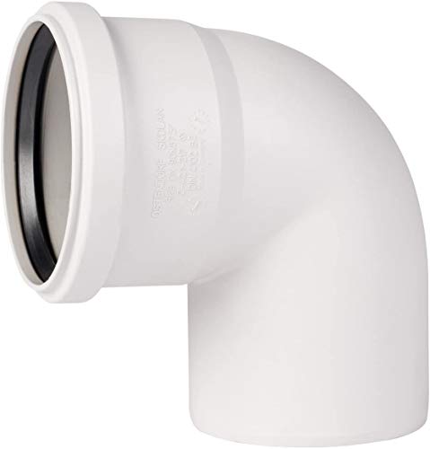 Ostendorf SKOLAN Bogen SKB 87Grad DN 70 333140 - Polypropylen (PP) Schallschutzrohrsystem - Lichtgrau - 1 Stück von Ostendorf