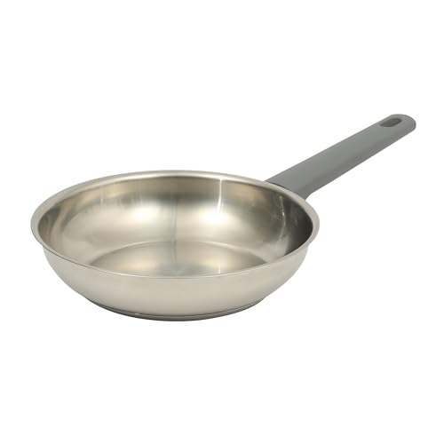 Oster Beauford Edelstahl-Bratpfanne, 20,3 cm, Induktion, ofen- und spülmaschinenfest, weicher grauer Griff, 5-lagiger gekapselter Boden Oster Beauford Edelstahl-Bratpfanne, 20,3 cm, Induktion, ofen- und spülmaschinenfest, weicher grauer Griff, 5-lagiger gekapselter Boden von Oster