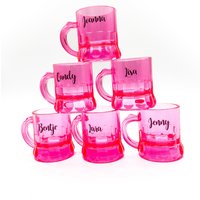 Schnapsglas Mit Namen, Schnapspinnchen Für Jga Am Band Zum Umhängen, Shotglas von OstfriesenBosseln