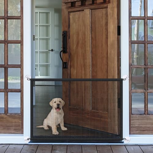 TüRgitter Hunde Tragbar 78x78cm Hundegitter Wohnung Indoor No Drilling Mesh Baby Gate FüR Das Haus TüRöFfnung Haustier Sicherheit Tor TüRgitter Hunde Tragbar 78x78cm Hundegitter Wohnung Indoor No Drilling Mesh Baby Gate FüR Das Haus TüRöFfnung Haustier Sicherheit Tor von Ostlttyn