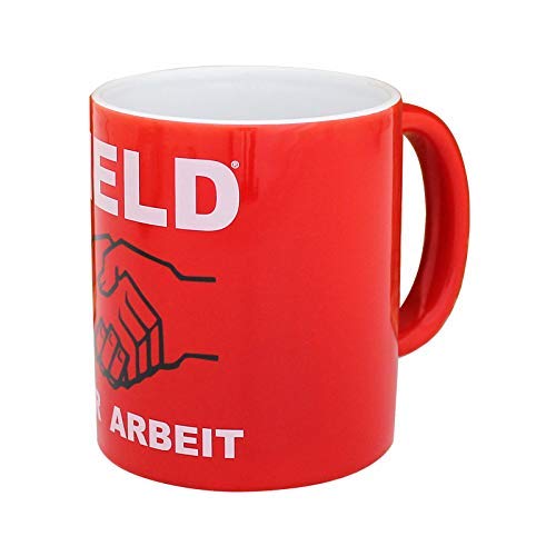 ostprodukte-versand 4x Tasse Held der Arbeit rot von ostprodukte-versand