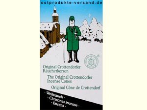 ostprodukte-versand Crottendorfer Räucherkerzen Weihnachtlicher Weihrauch - DDR Geschenk von ostprodukte-versand