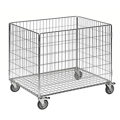 Gitterwagen Kastenwagen 100 kg, LxBxH 835 x 625 x 740 mm, verzinkt von Oswald Transportgeräte