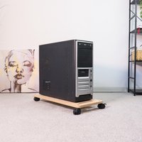 Aufbewahrungsorganisation Pc-ständer Bürobedarf Regalständer Mit Rädern Unter Schreibtisch Computerturm Gehäuse Benutzerdefiniertes Geschenk von OtamanDesk