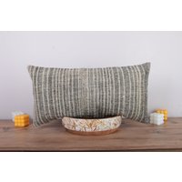 Kelim Kissen, Deko Kissen, Lumbar Kissen, Kelim Kissenbezug, Lumbar Kissenbezug, Kelim Kilim Kissen, 12x24 Kissenbezug von Otantikrugs