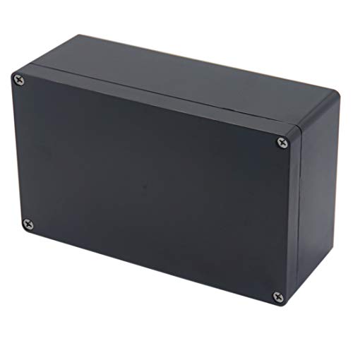 Otdorpatio Project Box IP65 wasserdichte Abzweigdose ABS Kunststoff Schwarz Elektrische Boxen DIY Elektronische Projekt Fall Power Gehäuse 7.87 x 4.72 x 2.95 Zoll (200 x 120 x 75 mm) von Otdorpatio