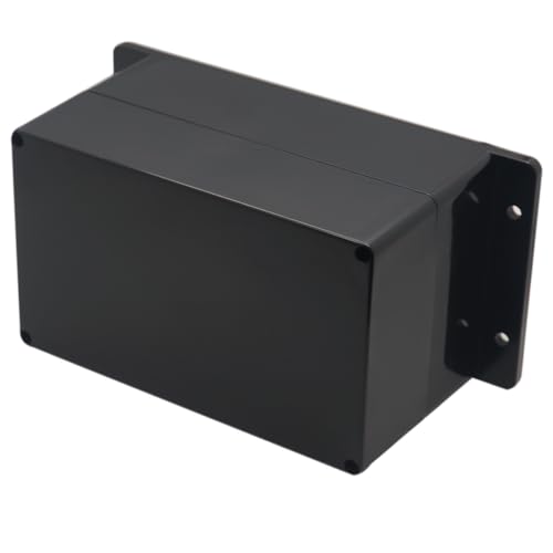 Project Box Elektronische Anschlussdose, ABS-Kunststoff, IP65, wasserdicht, mit festem Ohr, 200 x 120 x 113 mm, Schwarz Project Box Elektronische Anschlussdose, ABS-Kunststoff, IP65, wasserdicht, mit festem Ohr, 200 x 120 x 113 mm, Schwarz von Otdorpatio