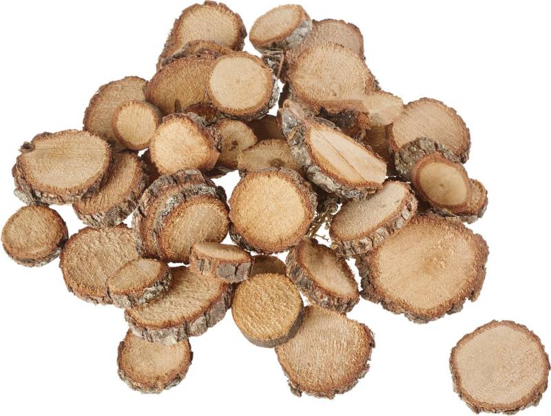 Othmar Decorations Rindenscheiben Eichenscheiben-Mix, 500 g von Othmar Decorations