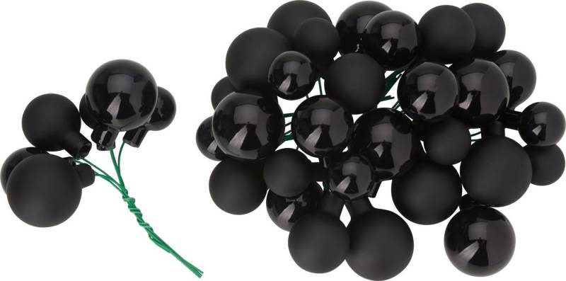 Othmar Decorations Weihnachtsbaumkugel, aus Glas am Draht, 36 Stück von Othmar Decorations