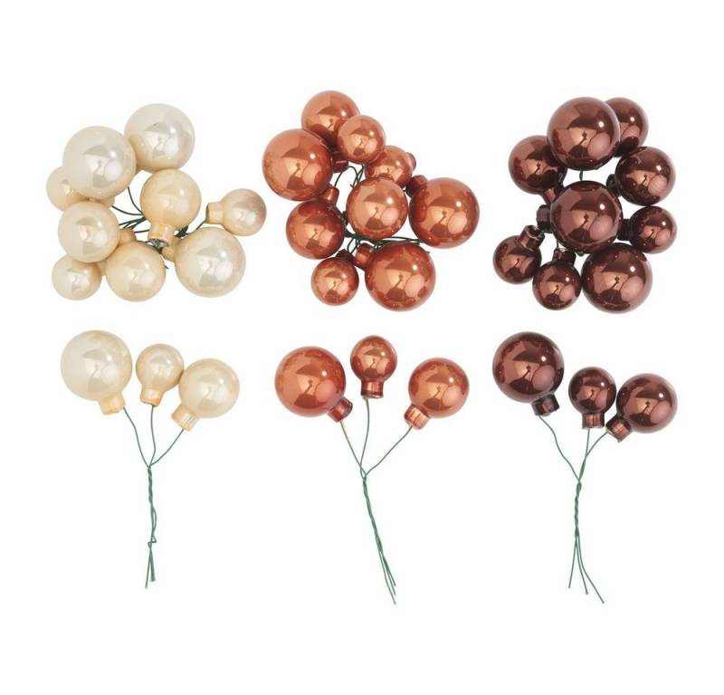 Othmar Decorations Weihnachtsbaumkugel, aus Glas am Draht, 36 Stück Othmar Decorations Weihnachtsbaumkugel, aus Glas am Draht, 36 Stück von Othmar Decorations