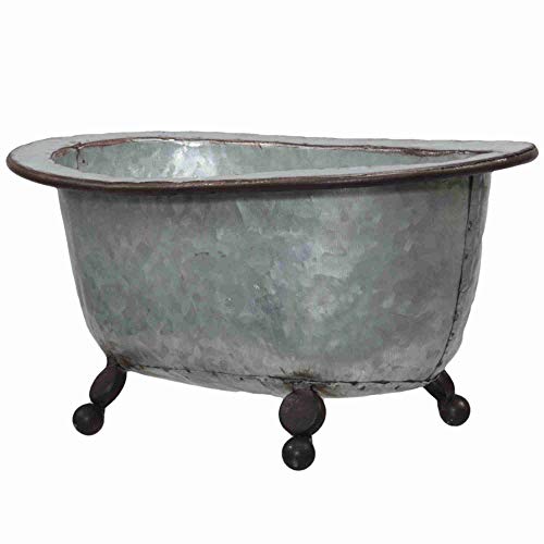 Othmar Deko Badewanne Metall 28x16,5cm Pflanzschale Mini Wanne Pflanztopf Pflanzwanne Othmar Deko Badewanne Metall 28x16,5cm Pflanzschale Mini Wanne Pflanztopf Pflanzwanne von Othmar