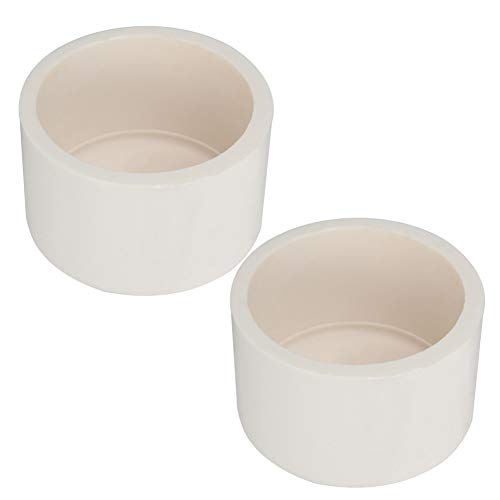 2 Stück 4 cm ID PVC Rohr Endkappe Stecker Adapter Rohrverschraubung Buchse, Möbelqualität Rohrverschraubung Kupplungskappe für DIY PVC Regal Garten Unterstützung Struktur Aufbewahrungsrahmen, weiß 2 Stück 4 cm ID PVC Rohr Endkappe Stecker Adapter Rohrverschraubung Buchse, Möbelqualität Rohrverschraubung Kupplungskappe für DIY PVC Regal Garten Unterstützung Struktur Aufbewahrungsrahmen, weiß von Othmro