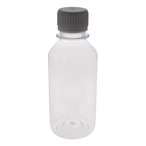 5 Stück Kunststoff Labor Chemikalien Reagenzflaschen Behälter, 150 ml flüssige solide runde Experimentflasche, Probenaufbewahrungsbehälter, Versiegelungsflaschen mit Diebstahlschutzverschluss, Weiß von Othmro