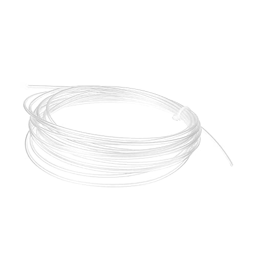 Othmro 1 Stück 5 m Länge PTFE Teflon Bowdenrohr, 0,1 cm ID x 0,2 cm OD transparenter Verbindungsschlauch, Drucker Teflon Rohr PTFE Schlauch für 3D-Drucker Transport von Gelatine, Pektin von Othmro